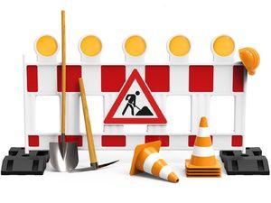 Symbolbild Sicherheit auf der Baustelle Symbolbild Sicherheit auf der Baustelle